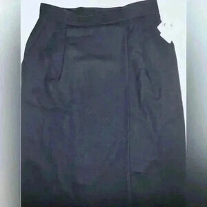 Evan Picone Vintage Skirt Womens 12 Black Pencil Back Zip Lined Midi-
⁩